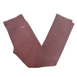 BURBERRY MAROON KHAKI PANT